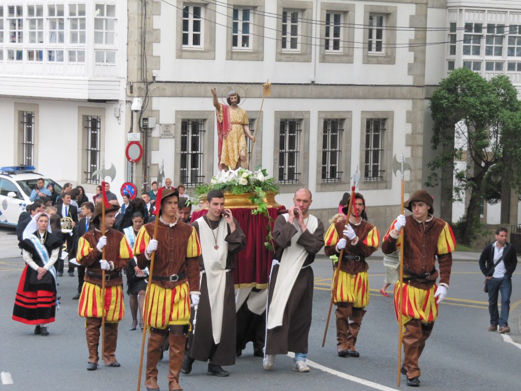Processie in La Coruña 